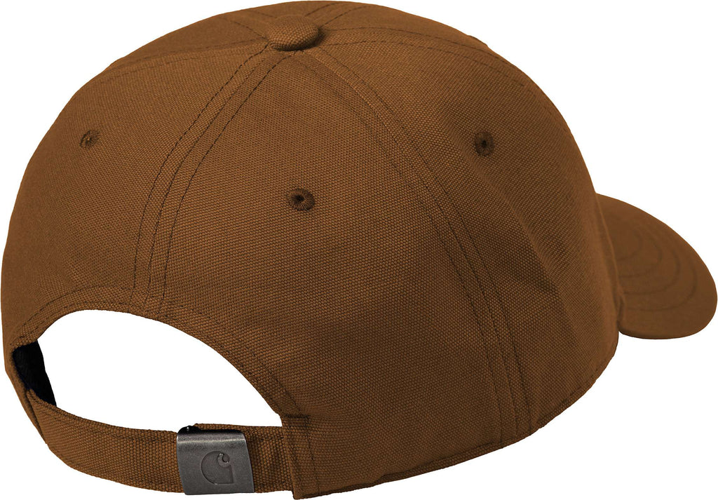 Carhartt Wip Cappello Canvas Script Cap Deep H Brown Black Marrone Uomo - 2