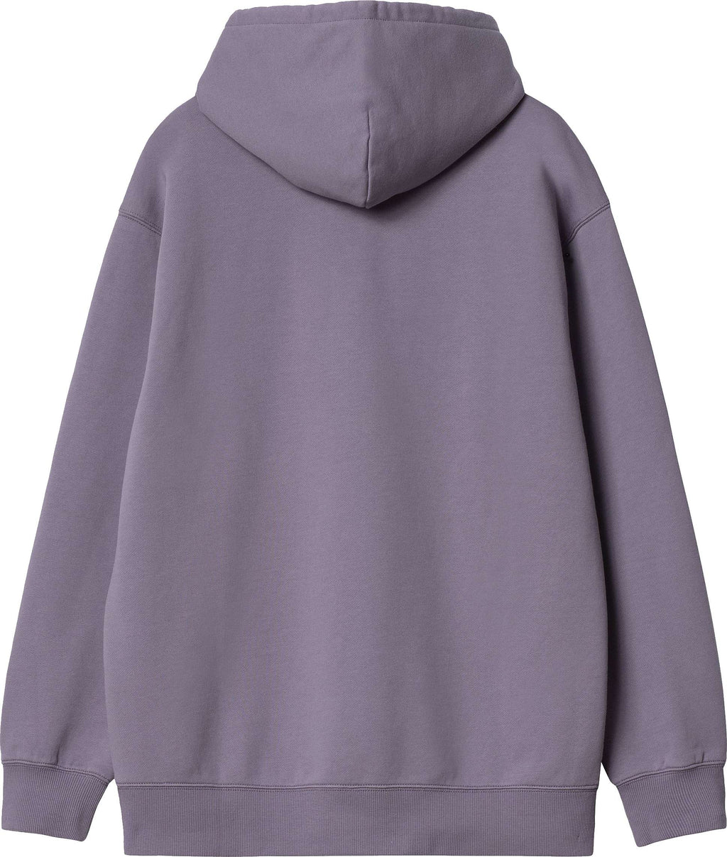 Carhartt Wip Felpa W Hooded Carhartt Sweatshirt Glassy Purple Viola Donna - 2