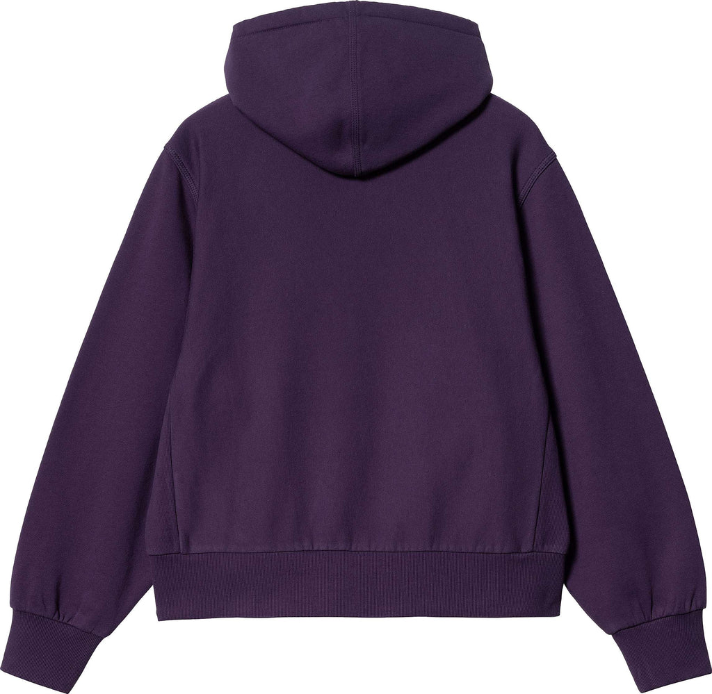Carhartt Wip Felpa W Hd American Script Sweat Cassis Viola Donna - 2