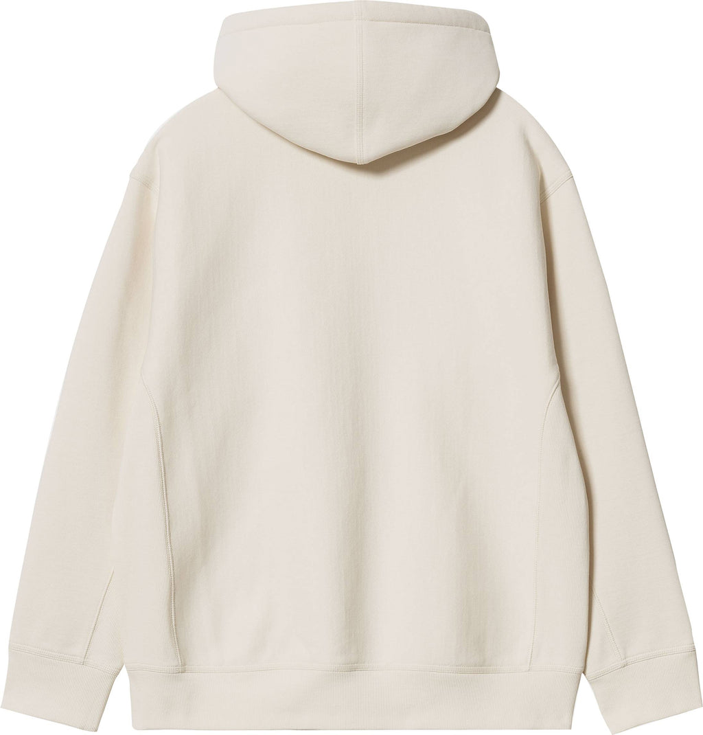 Carhartt Wip Felpa Hooded American Script Sweat Natural Beige Uomo - 2