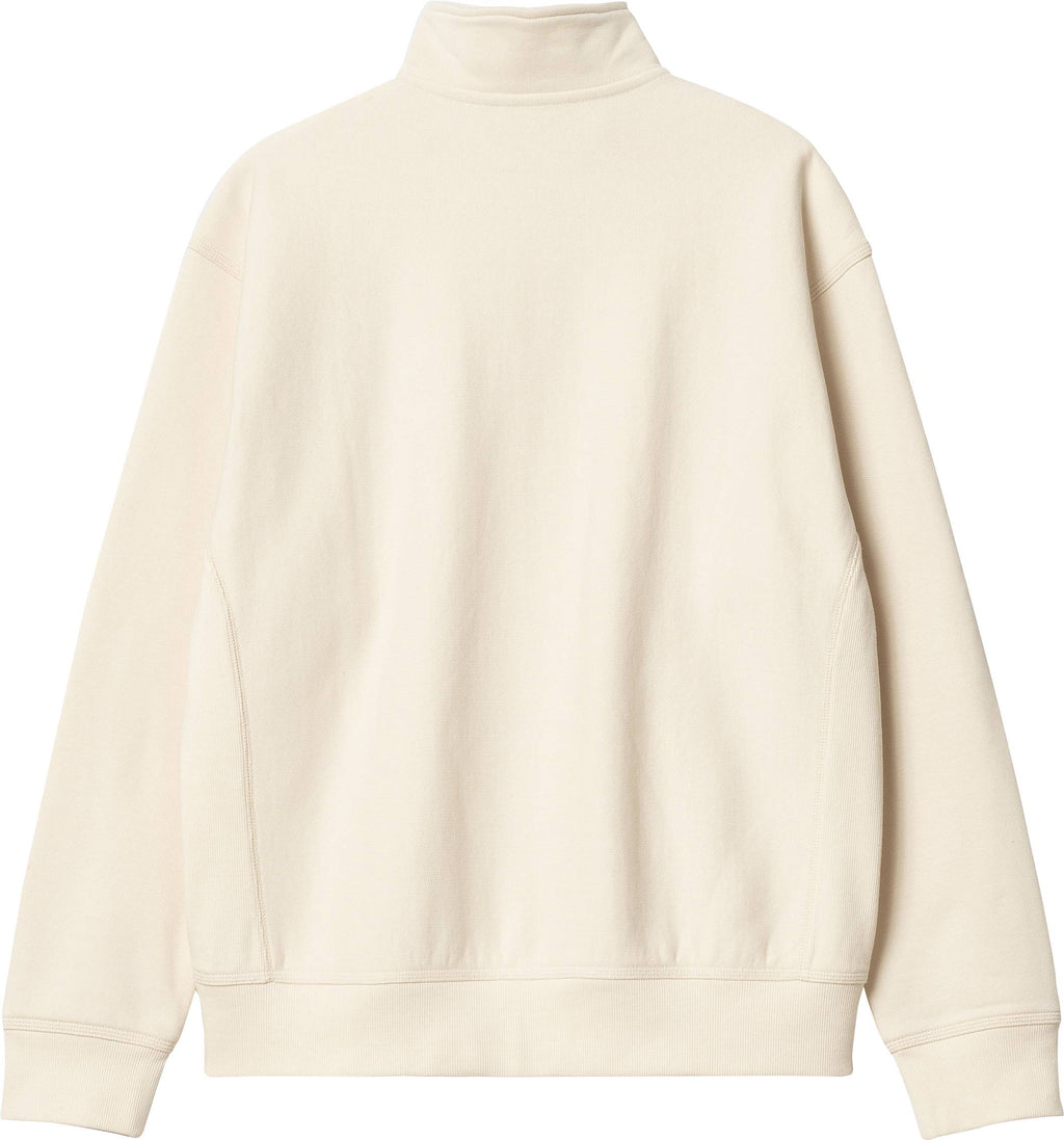 Carhartt Wip Felpa Half Zip American Script Sweat Natural Beige Uomo - 2