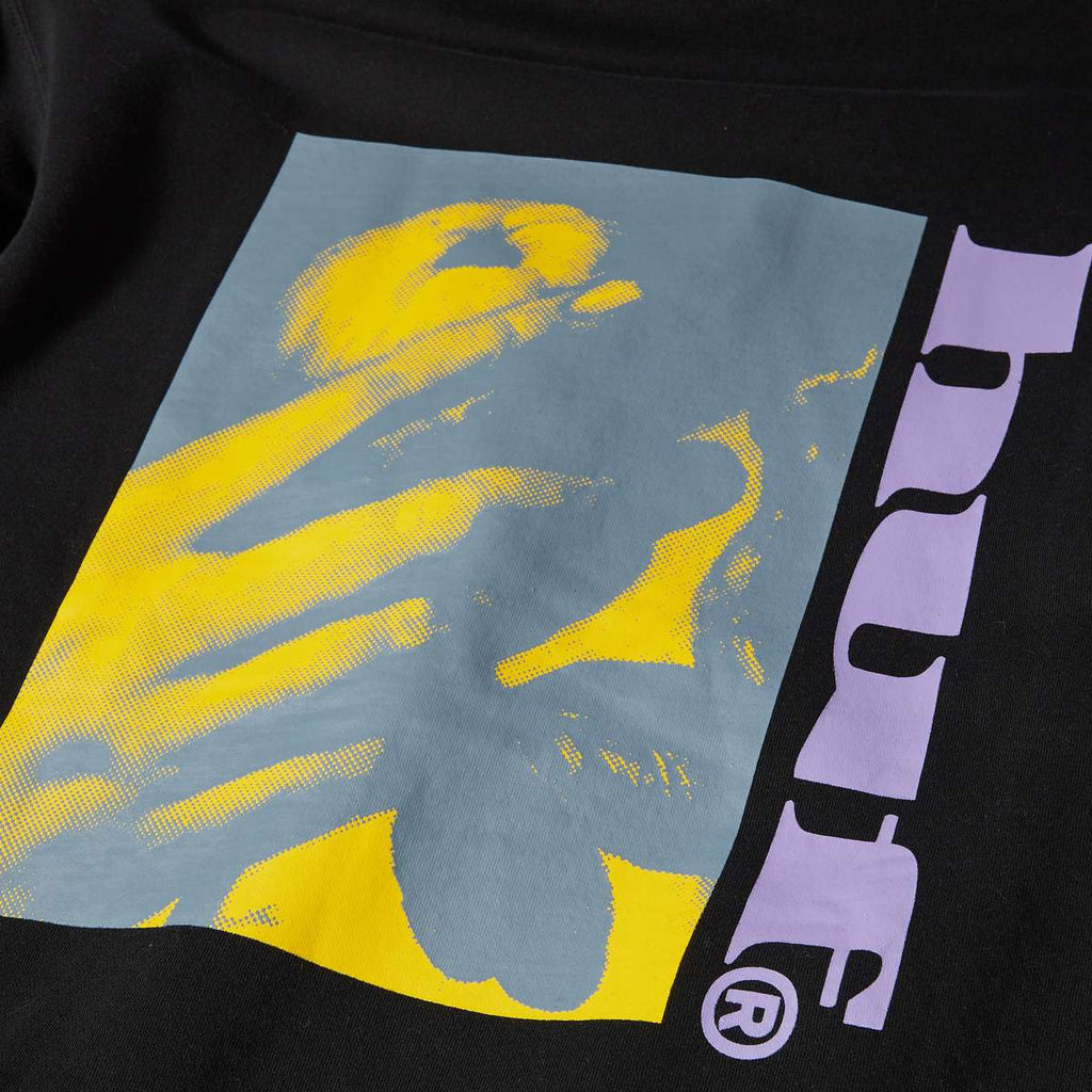 Huf Felpa Street Knowledge P/o Hoodie Black Nero Uomo - 3