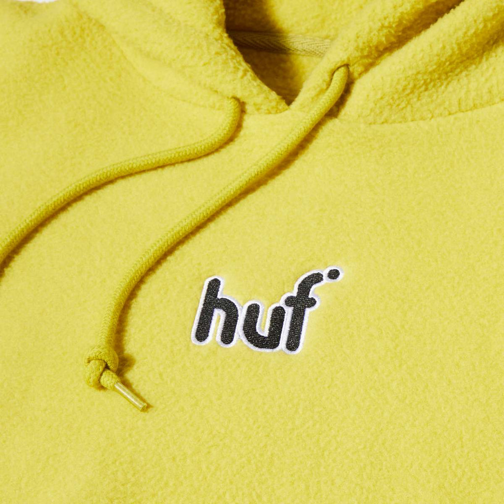 Huf Felpa Griffith Hooded Fleece Cactus Giallo Uomo - 4