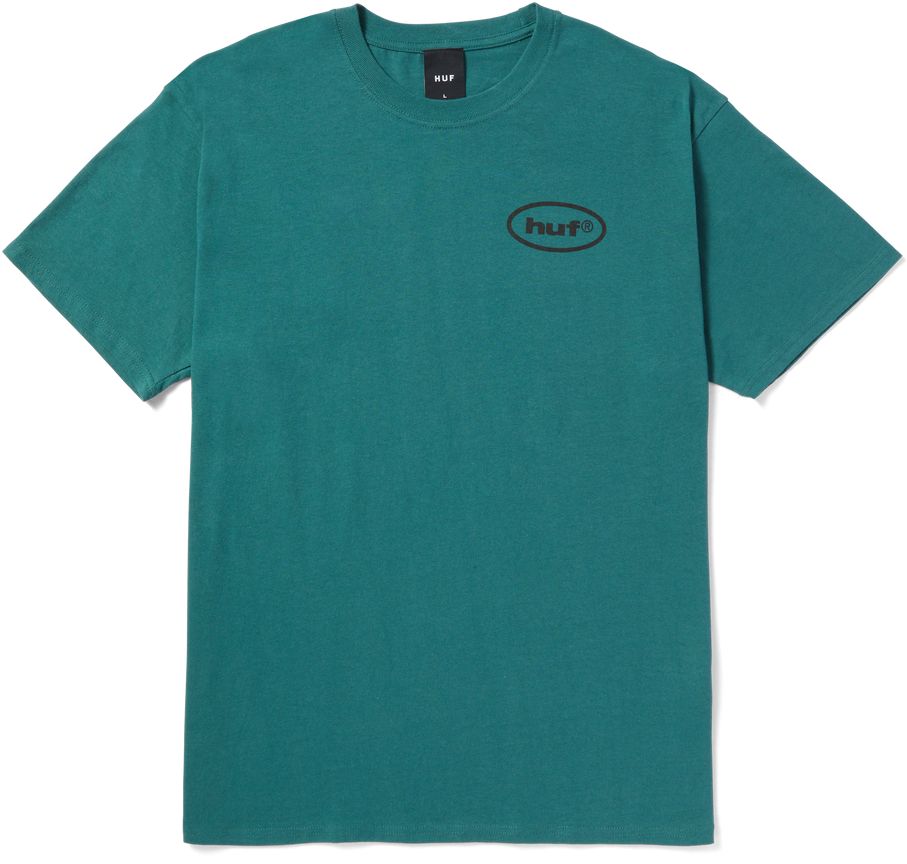 Huf T-shirt Cousin Of Death S/s Tee Pine Verde Uomo - 2