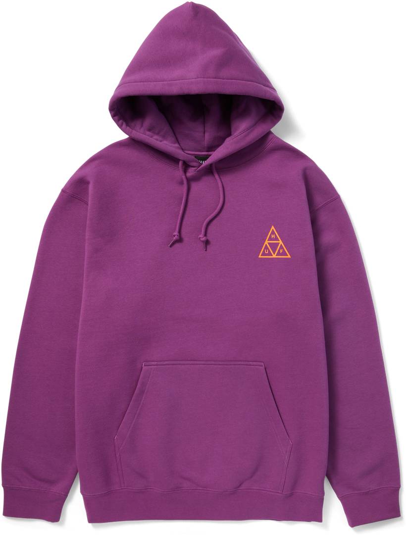 Huf Felpa Set Tt P/o Hoodie Grape Viola Uomo - 1