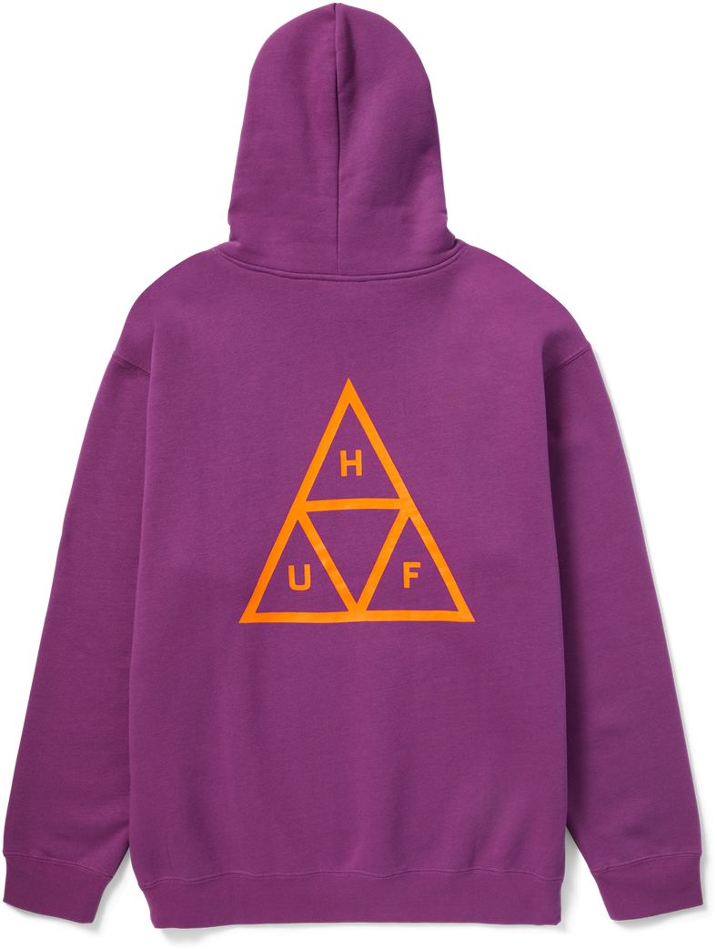 Huf Felpa Set Tt P/o Hoodie Grape Viola Uomo - 2