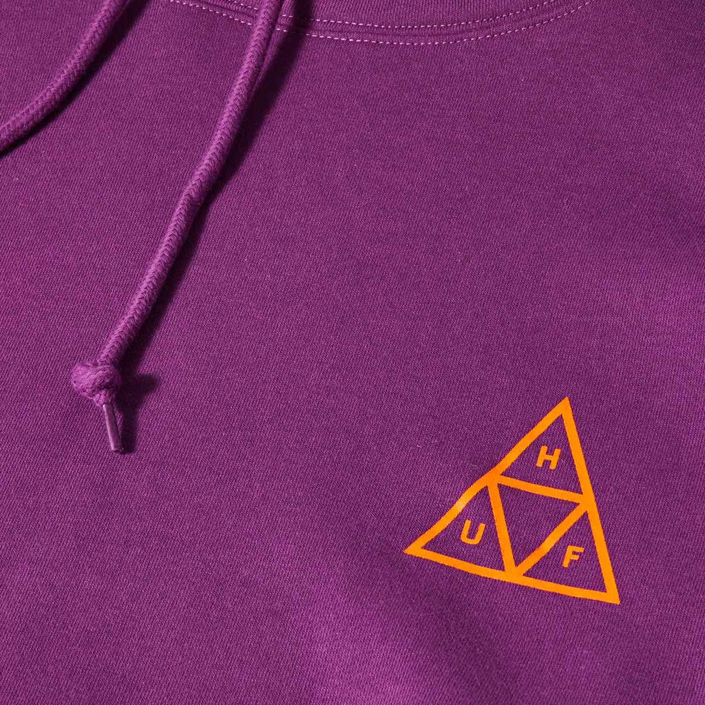 Huf Felpa Set Tt P/o Hoodie Grape Viola Uomo - 3