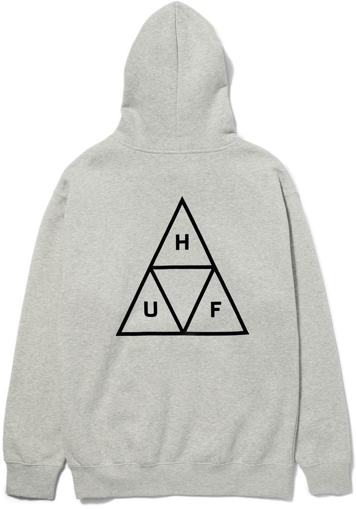 Huf Felpa Set Tt P/o Hoodie Heather Grey Grigio Uomo - 2