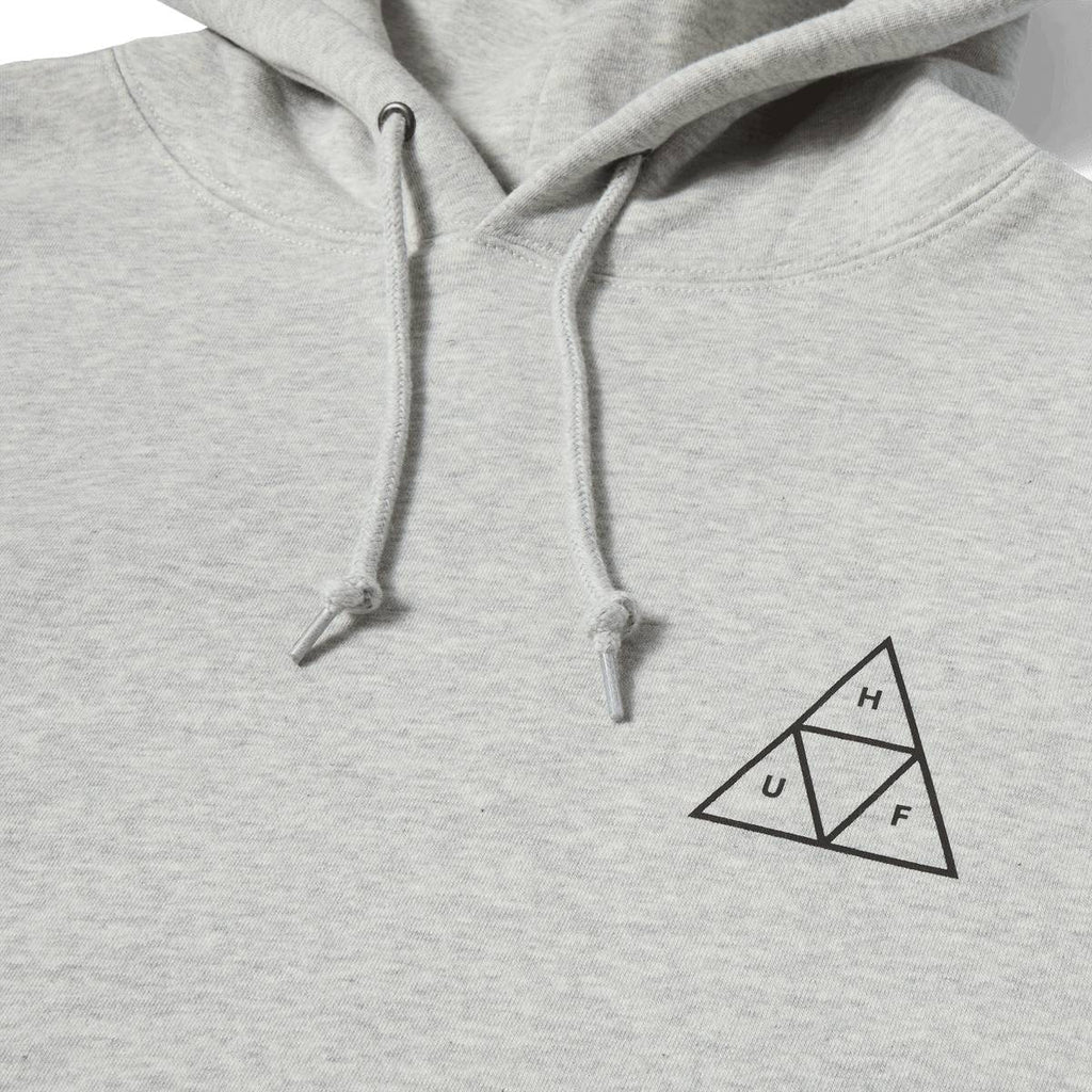 Huf Felpa Set Tt P/o Hoodie Heather Grey Grigio Uomo - 3