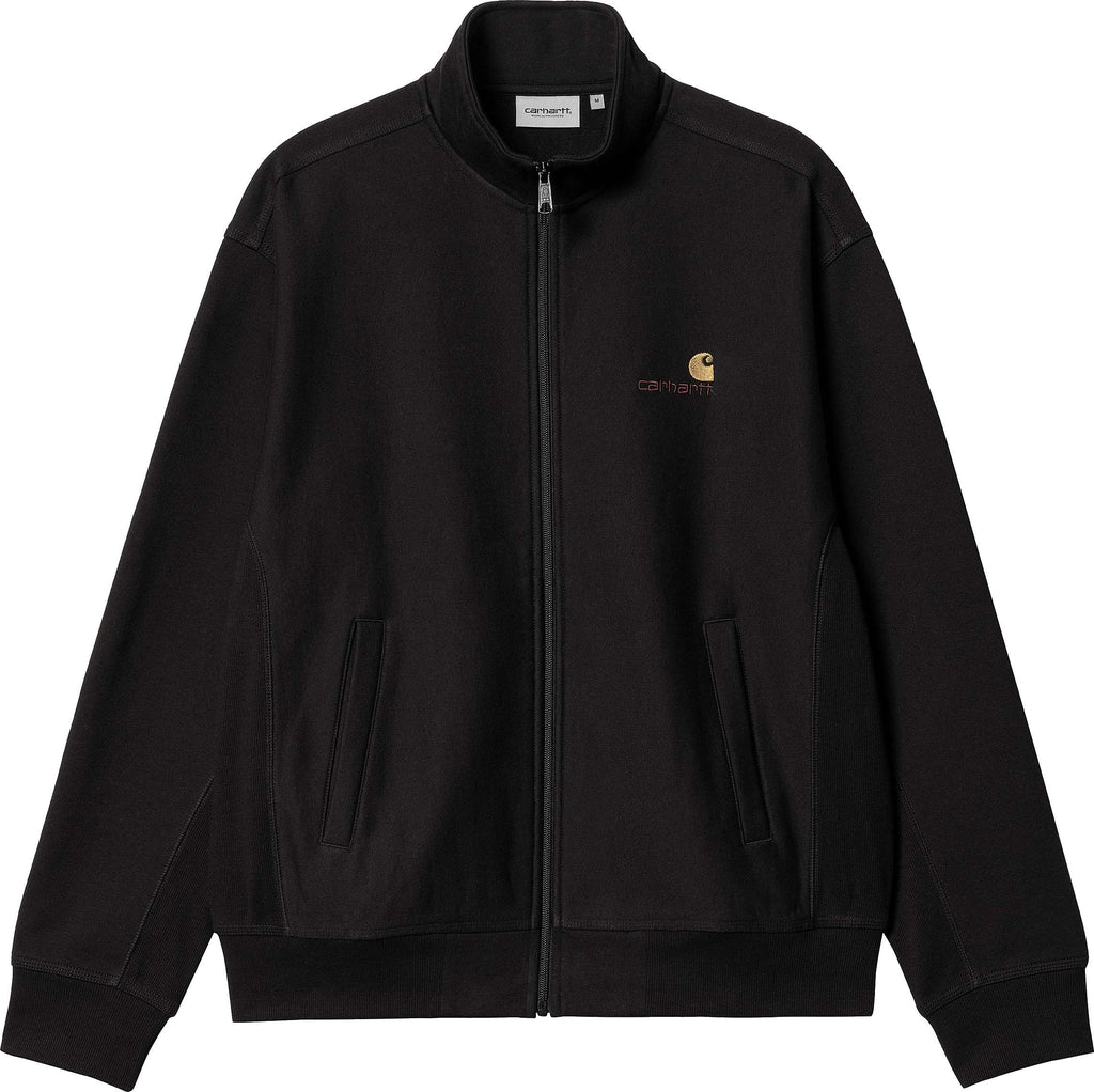 Carhartt Wip Felpa American Script Jacket Black Nero Uomo - 1