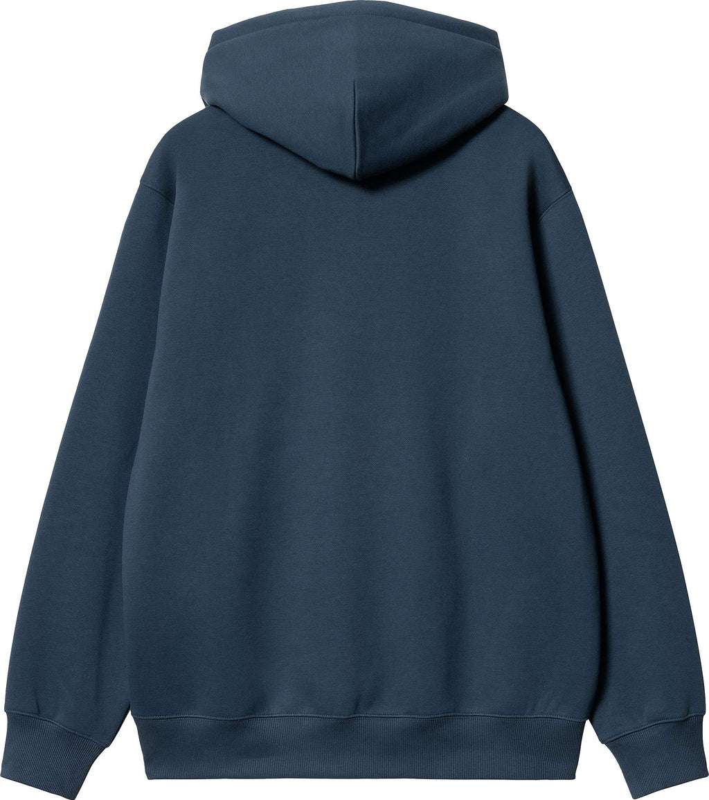 Carhartt Wip Felpa Hooded Carhartt Sweat Squid Salt Blue Uomo - 2