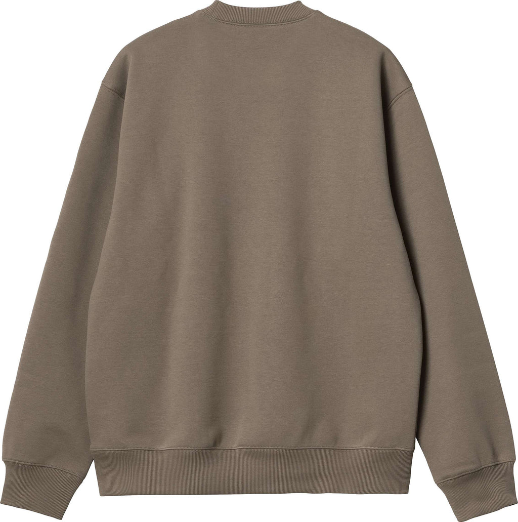 Carhartt Wip Felpa Carhartt Sweat Barista Mirror Marrone Uomo - 2