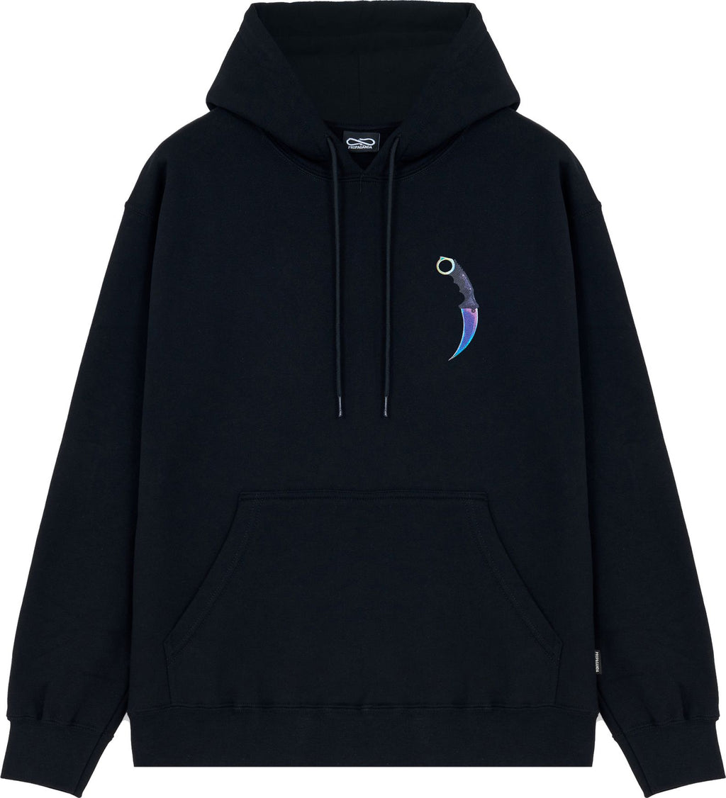 Propaganda Felpa Rainbow Hoodie Black Nero Uomo - 2