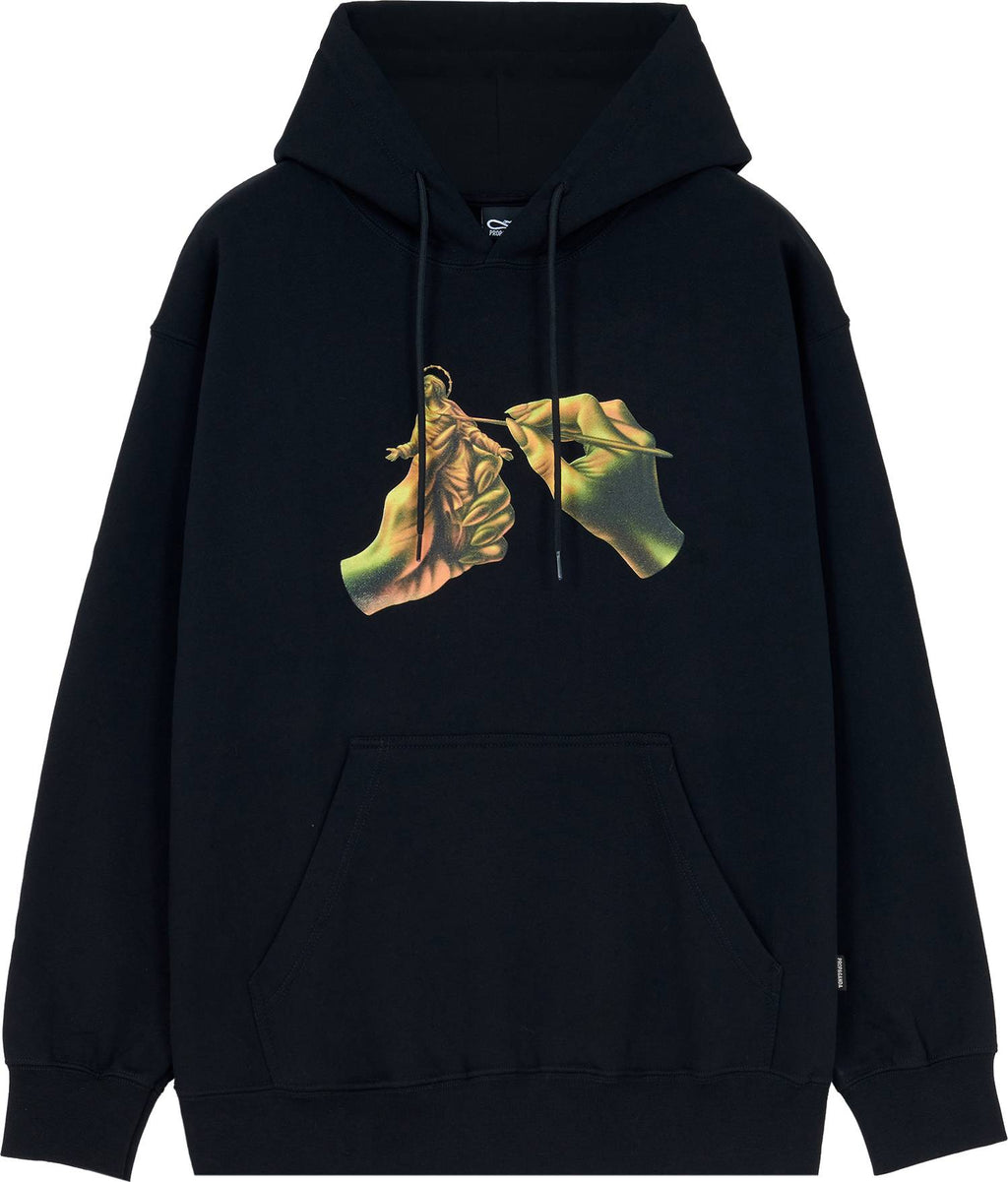 Propaganda Felpa Dominet Hoodie Black Nero Uomo - 1