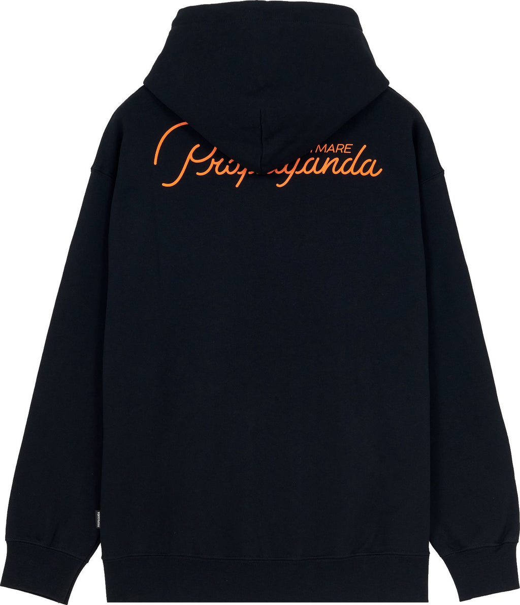Propaganda Felpa Dominet Hoodie Black Nero Uomo - 2