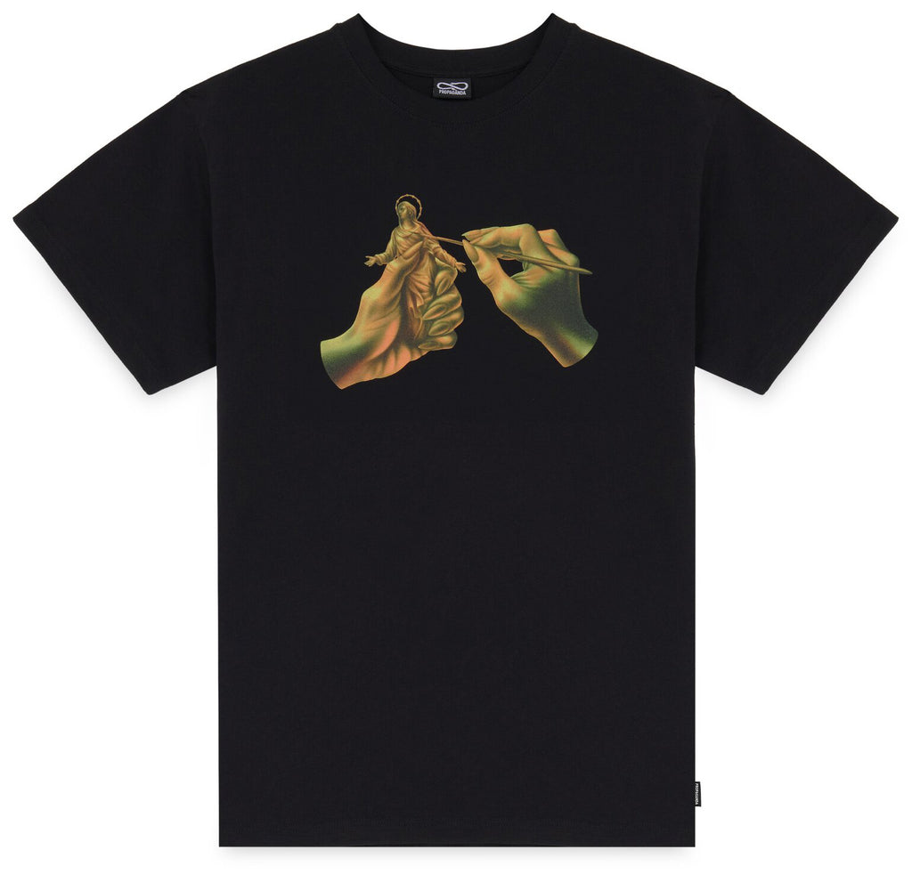 Propaganda T-shirt Dominet Tee Black Nero Uomo - 1