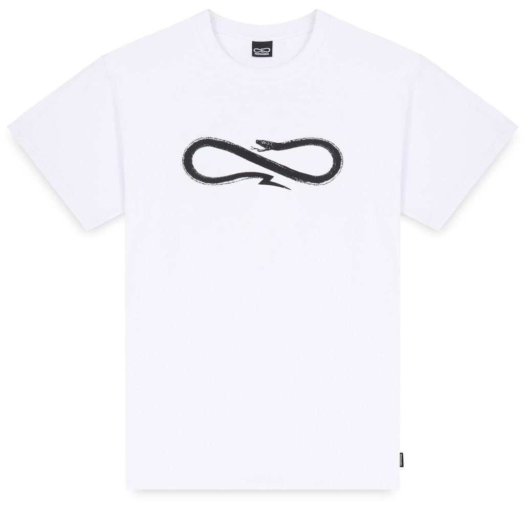 Propaganda T-shirt Logo Tee White Bianco Uomo - 1