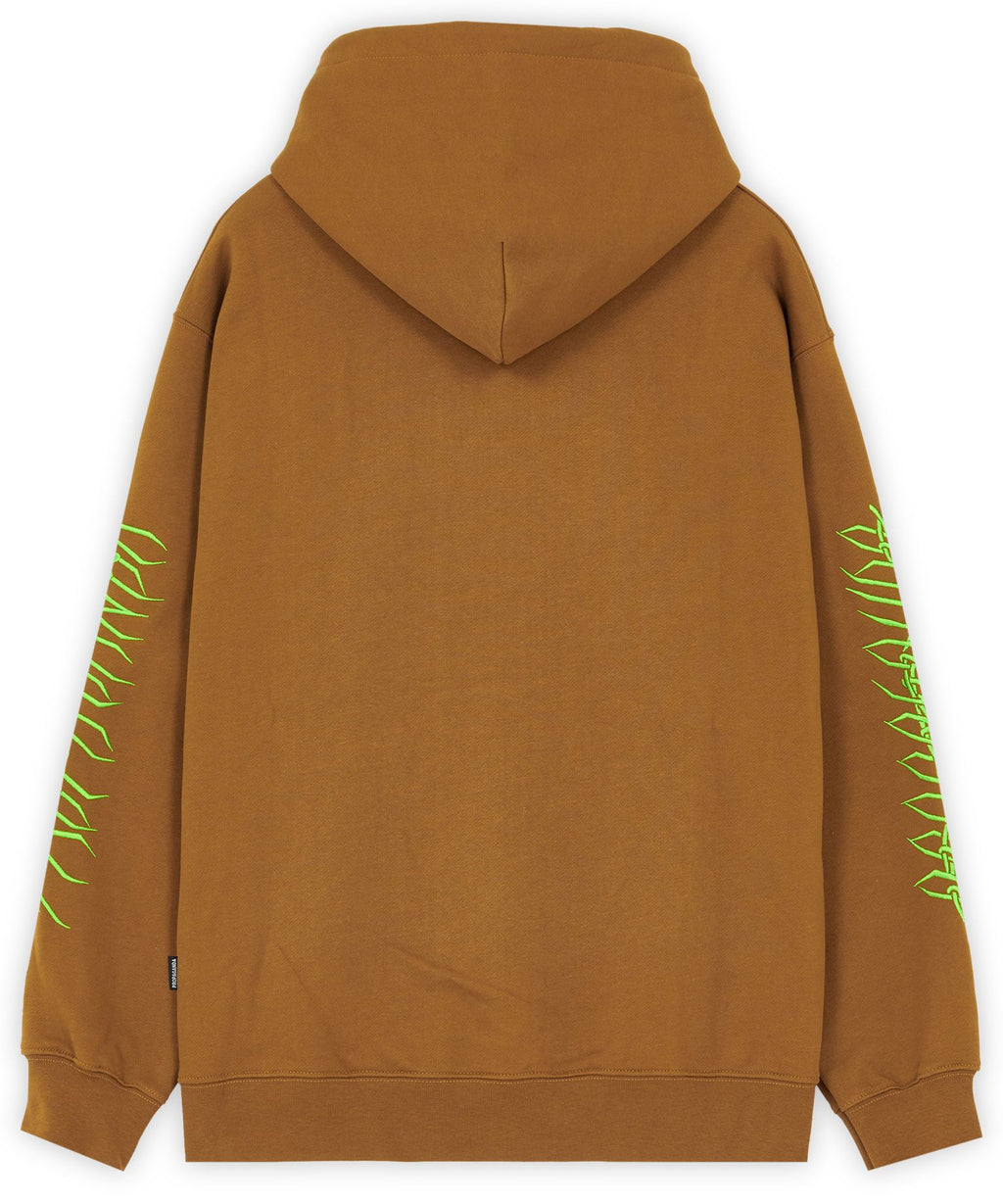 Propaganda Felpa Wire Hoodie Brown Marrone Uomo - 2