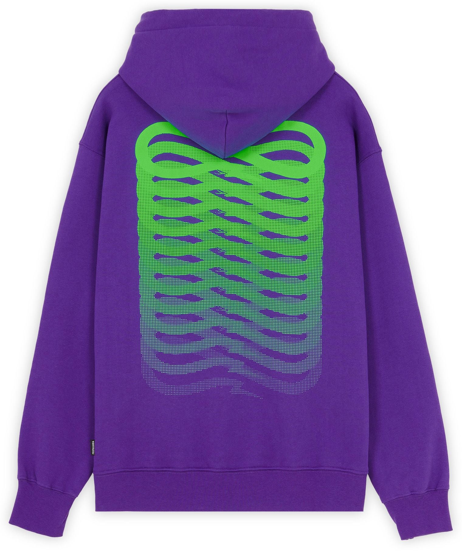 Purple Felpa Viola Streetwear Propaganda Felpa Ribs Gradient