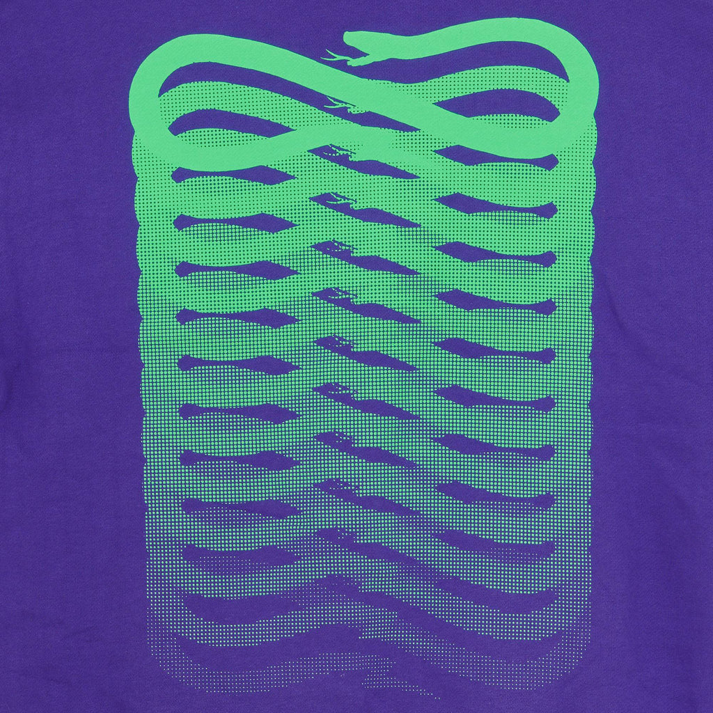 Propaganda Felpa Ribs Gradient Hoodie Violet Viola Uomo - 3