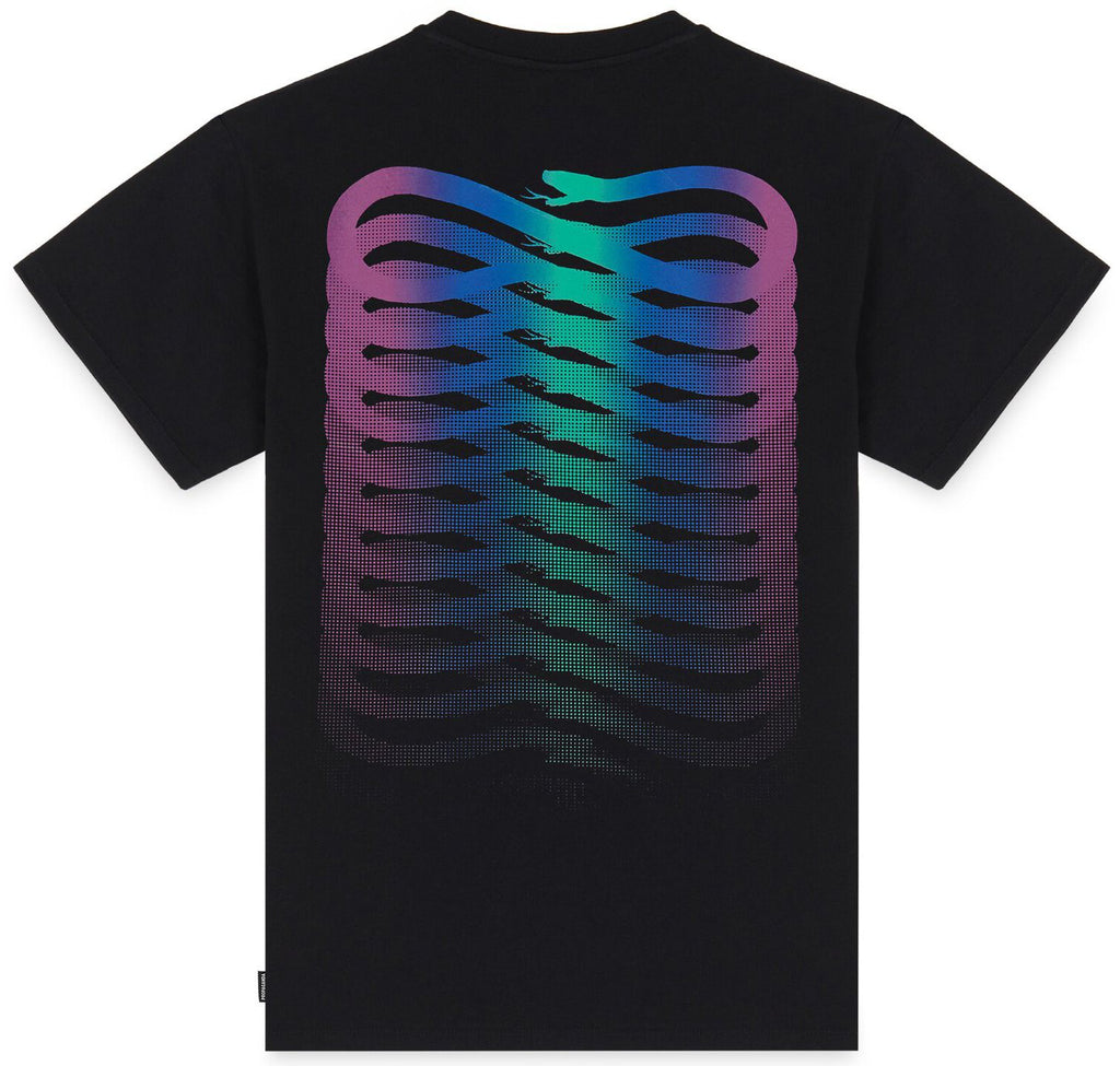 Propaganda T-shirt Ribs Gradient Tee Black Nero Uomo - 1