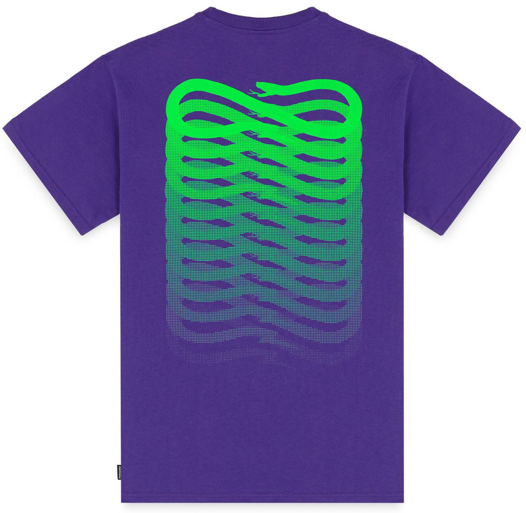 Propaganda T-shirt Ribs Gradient Tee Violet Viola Uomo - 1