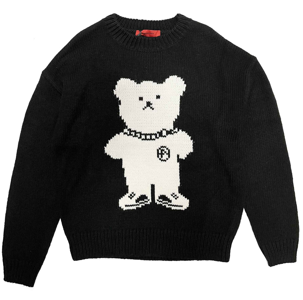 Acupuncture Maglione Acu Sweater Sketchy Bear Black Nero Uomo - 1