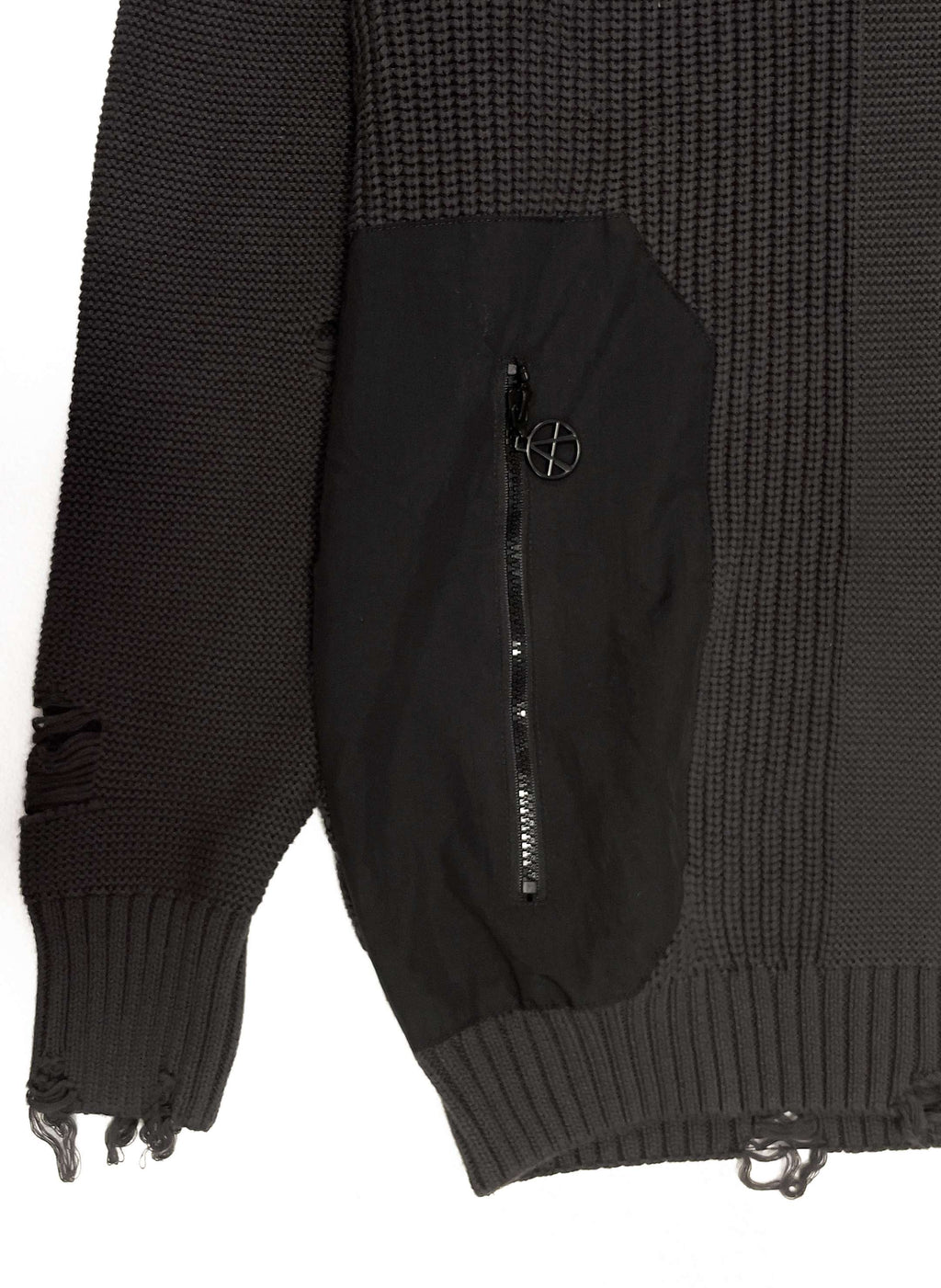 Acupuncture Maglione Acu Sweater Logo Grey Grigio Uomo - 4