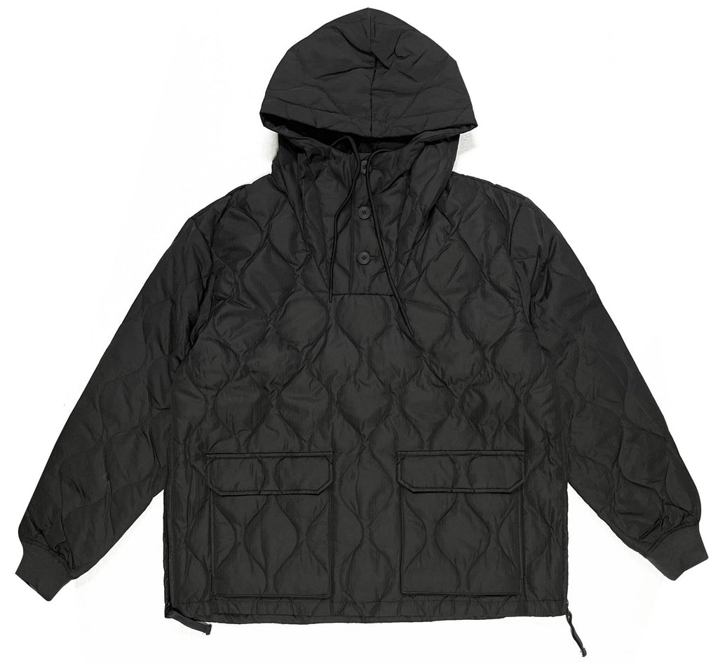 Taion Giacca Military Pull Over Hoodie Charcoal Nero Uomo - 1