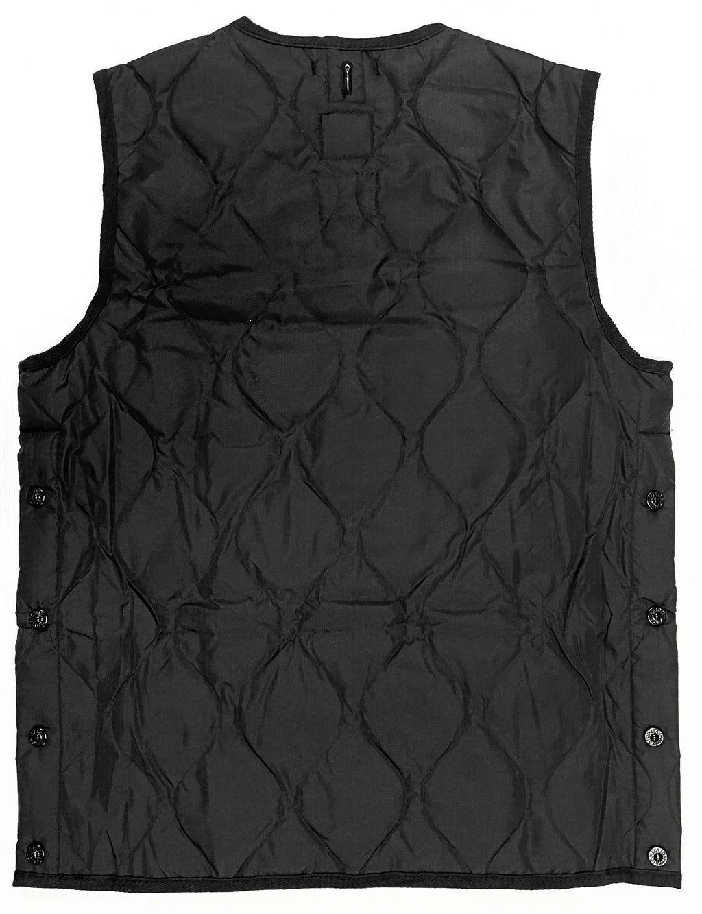 Taion Gilet Military V Neck Snap Vest Black Nero Uomo - 2