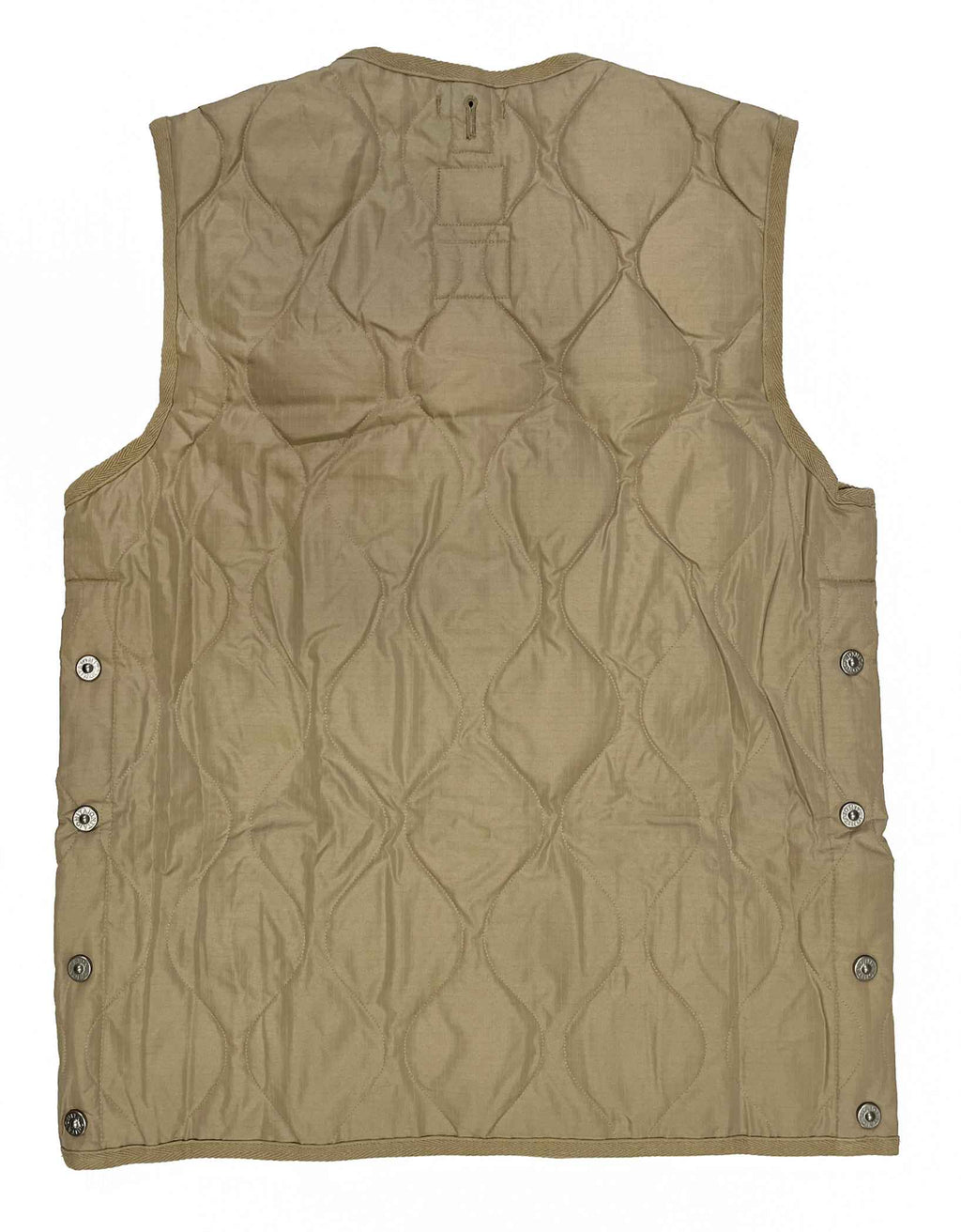 Taion Gilet Military V Neck Snap Vest Cream Giallo Uomo - 2