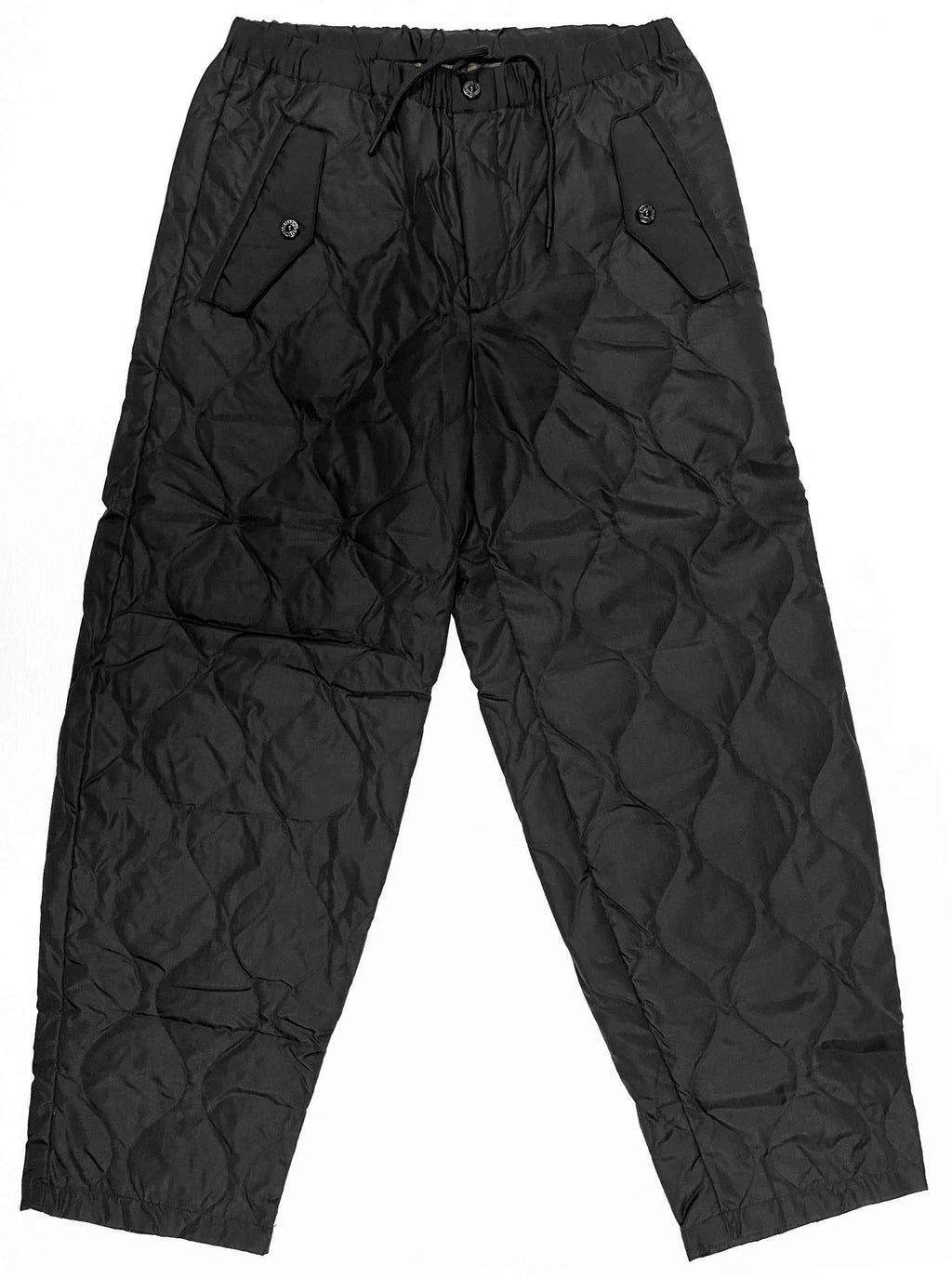 Taion Pantalone Military Wide Down Pants Black Nero Uomo - 1