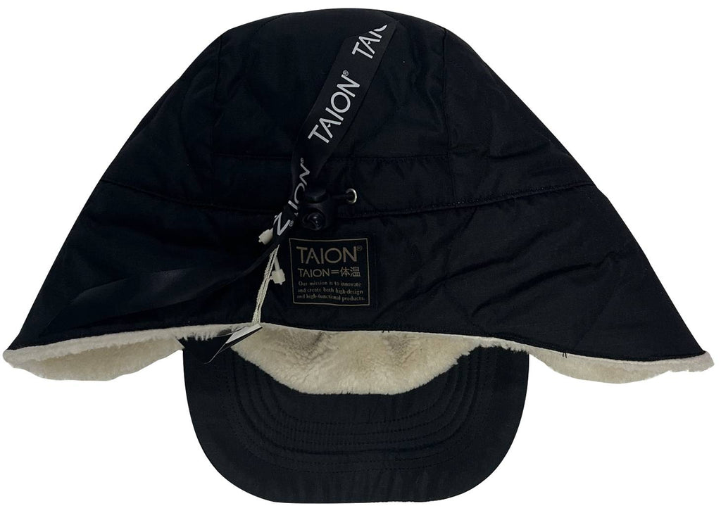 Taion Cappello Military Down Cap Black Cream Nero Uomo - 3