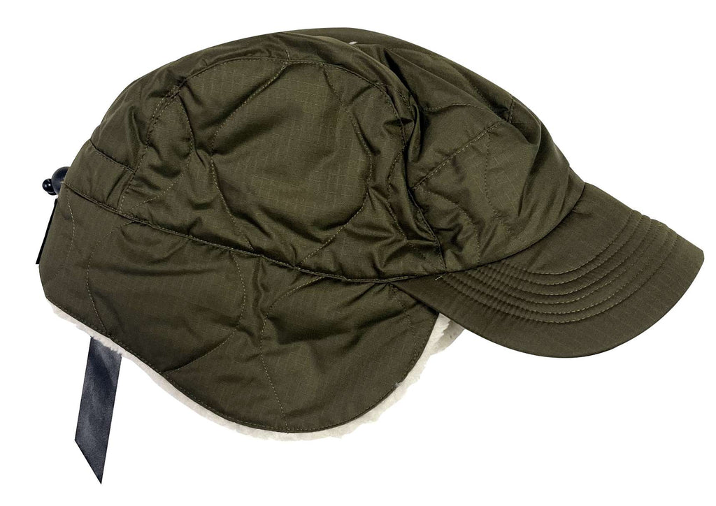 Taion Cappello Military Down Cap Dark Olive Cream Verde Uomo - 1