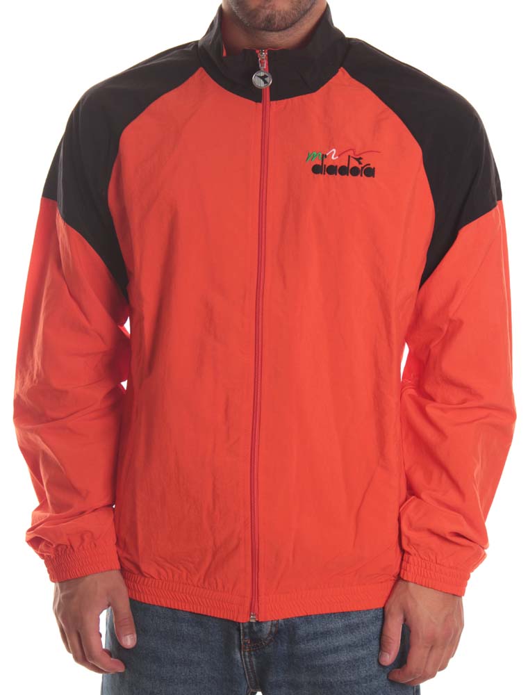 Diadora Track Jacket Bella Vita I Red Cherry Tree Arancione Uomo - 2
