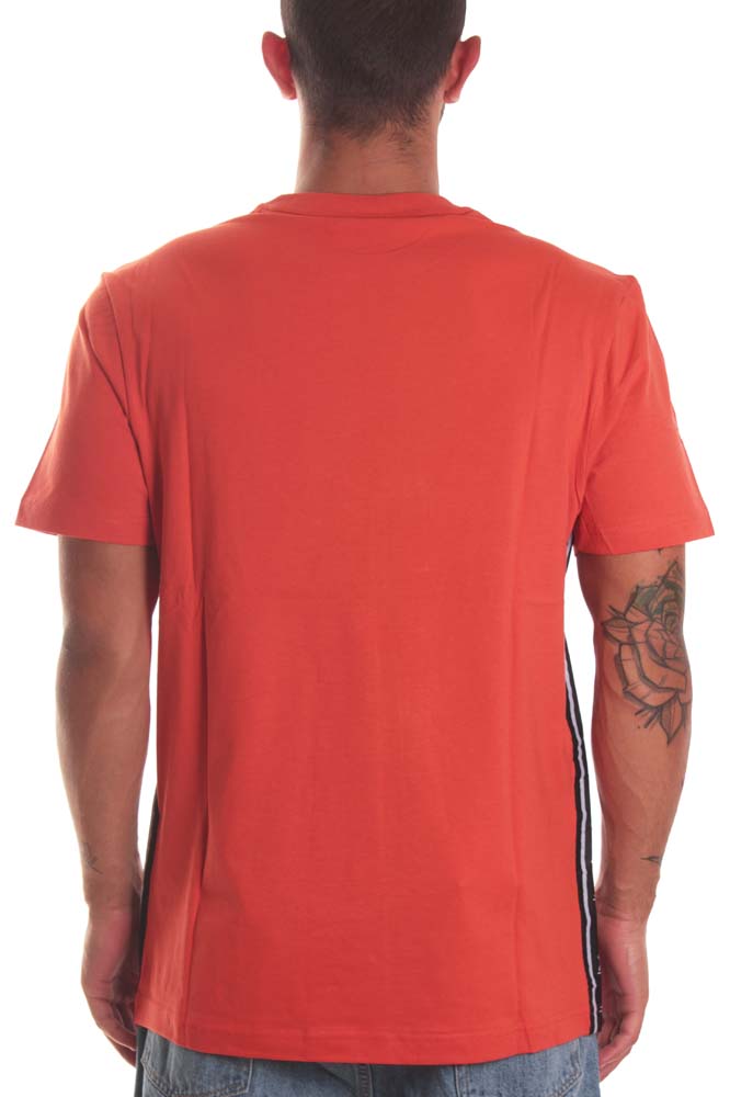 Diadora T-shirt Ss Trofeo Red Cherry Tree Arancione Uomo - 3
