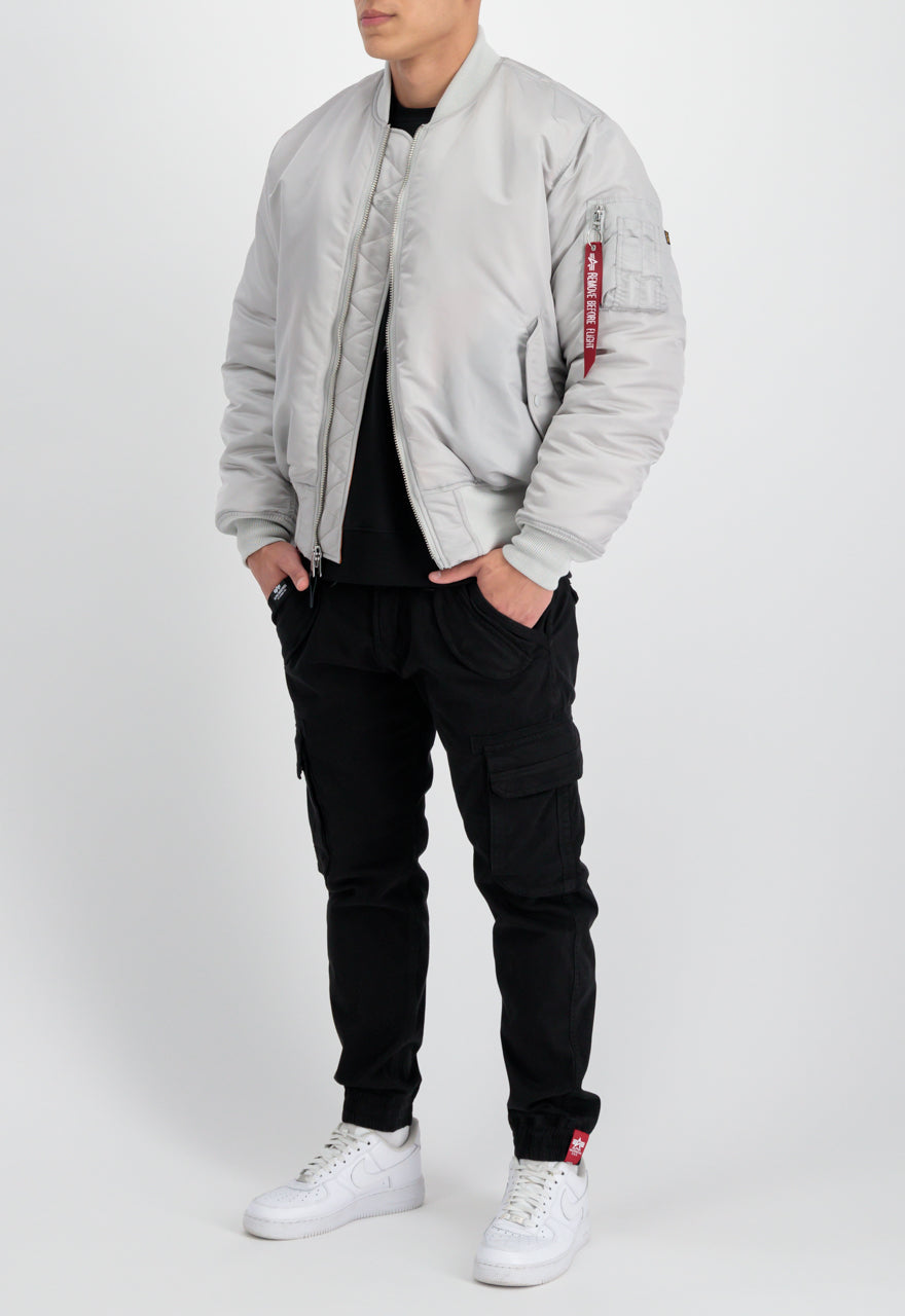 Alpha Industries Giacca Reversibile Ma-1 Bomber Pastel Grey Grigio Uomo - 2