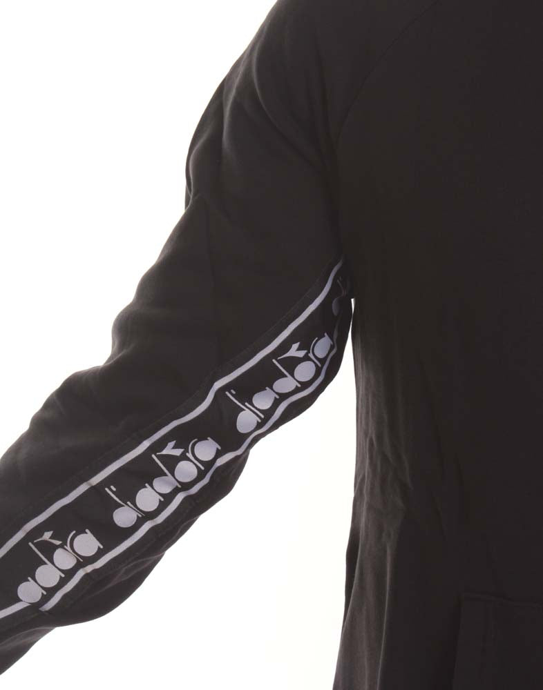 Diadora Felpa Hoodie Trofeo Black Nero Uomo - 3