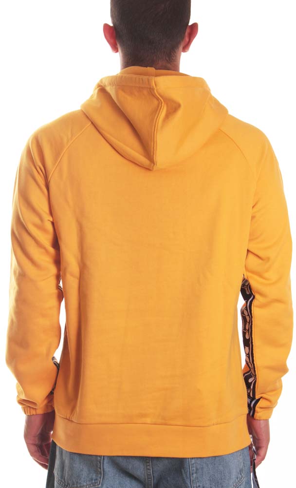 Diadora Felpa Hoodie Trofeo Orange Mustard Arancione Uomo - 2