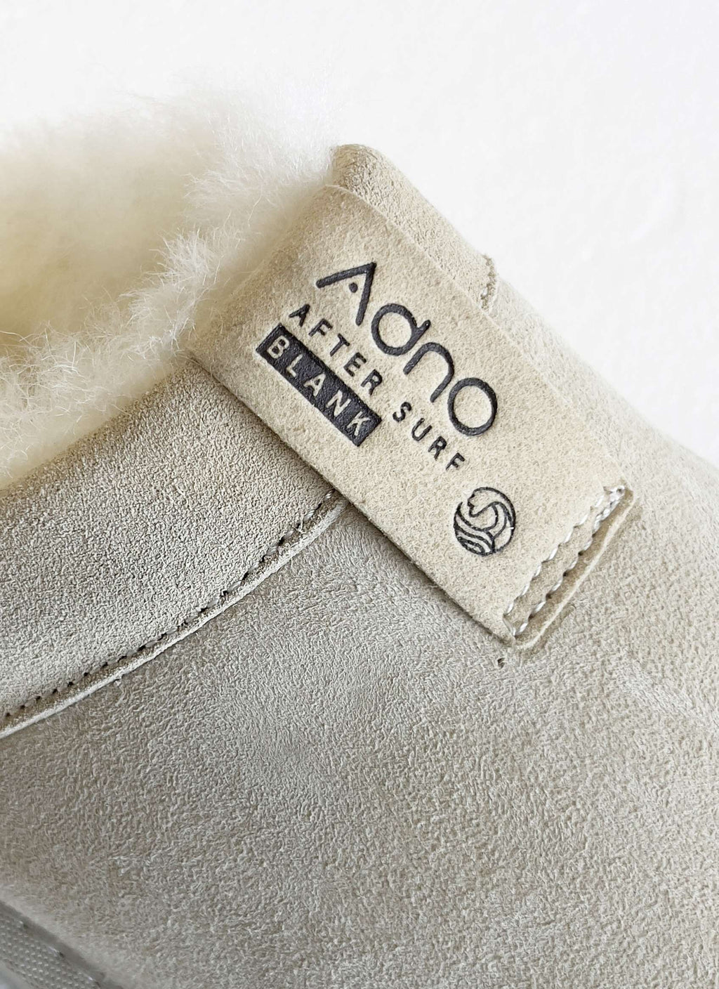 Adno Scarpe Maxi Lull Slide 5.0 1000 W Sheep Skin Suede Cloud Grigio Donna - 4