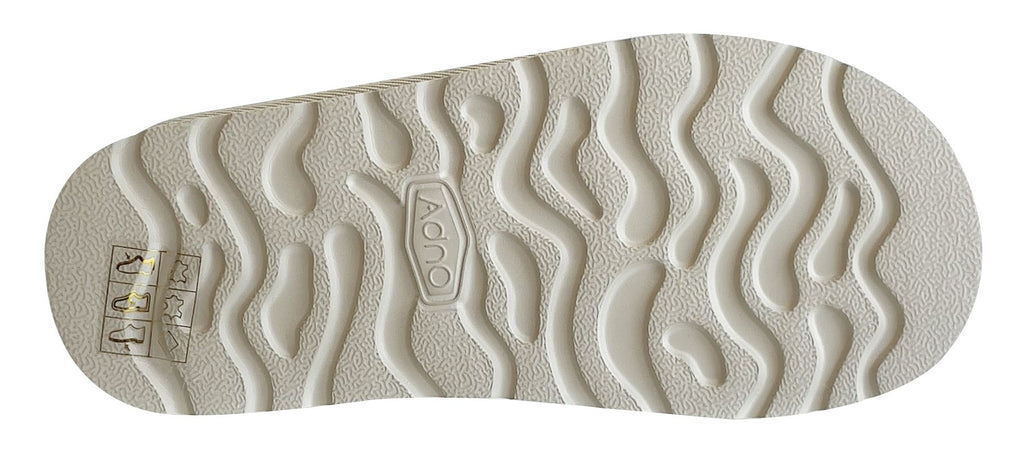 Adno Scarpe Maxi Lull Slide 5.0 1000 W Sheep Skin Suede Cloud Grigio Donna - 6