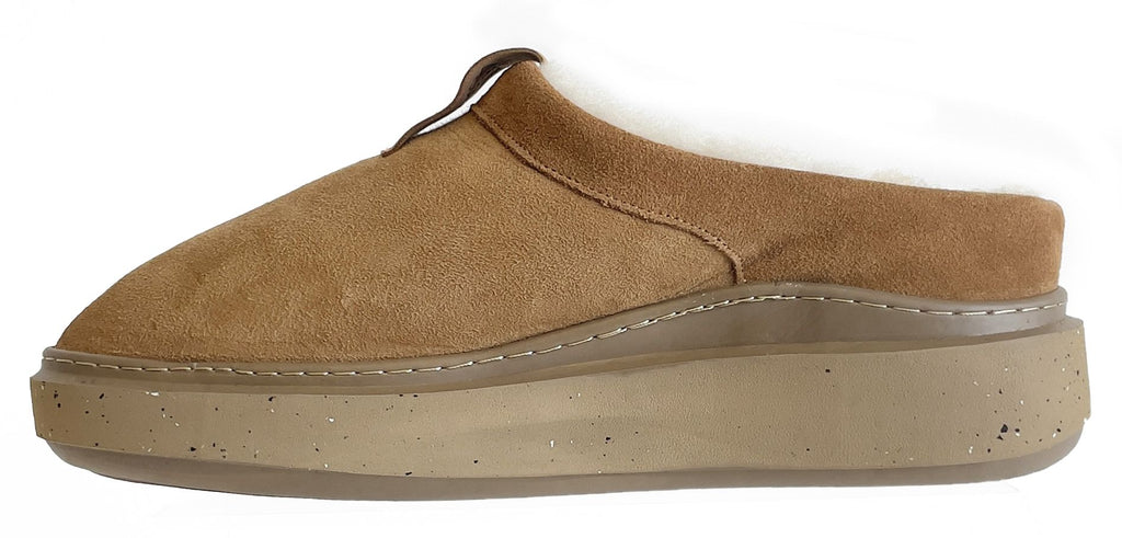 Adno Scarpe Blank Slide 1003 M Sheep Skin Chestnut Marrone Uomo - 2