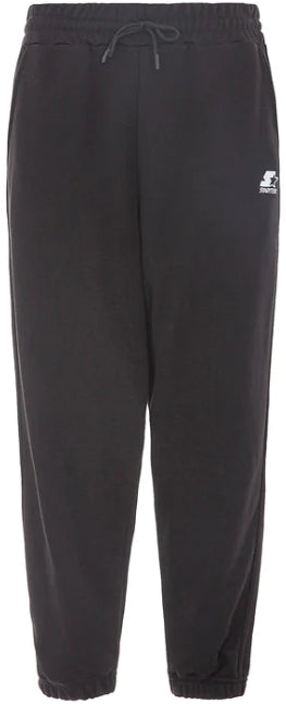 Starter Pantaloni Ricamati Iconic Black Nero Uomo - 1