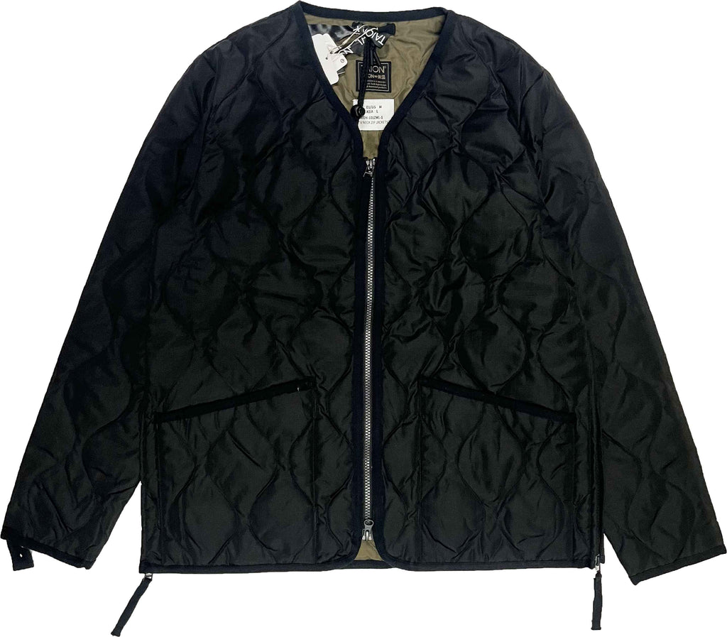 Taion Giacca Military W-zip V Neck Down Jacket Black Nero Uomo - 1