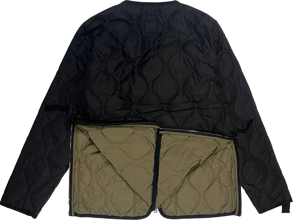 Taion Giacca Military W-zip V Neck Down Jacket Black Nero Uomo - 3