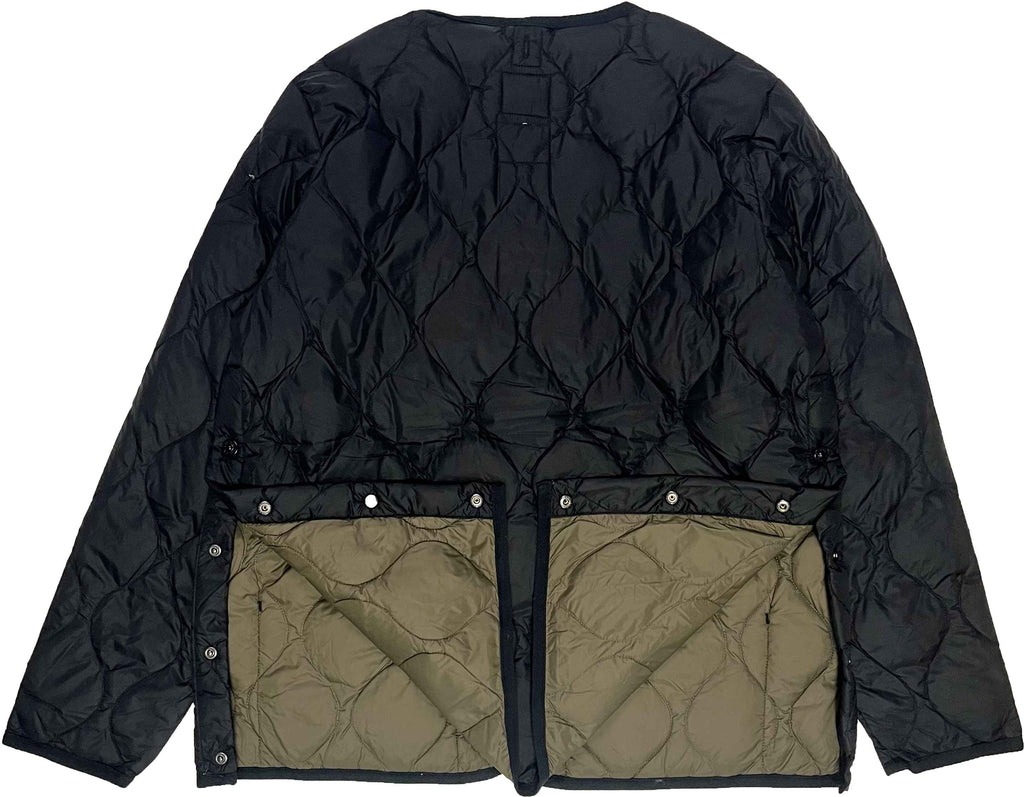 Taion Giacca Military Crew Neck Down Jacket Black Nero Uomo - 3