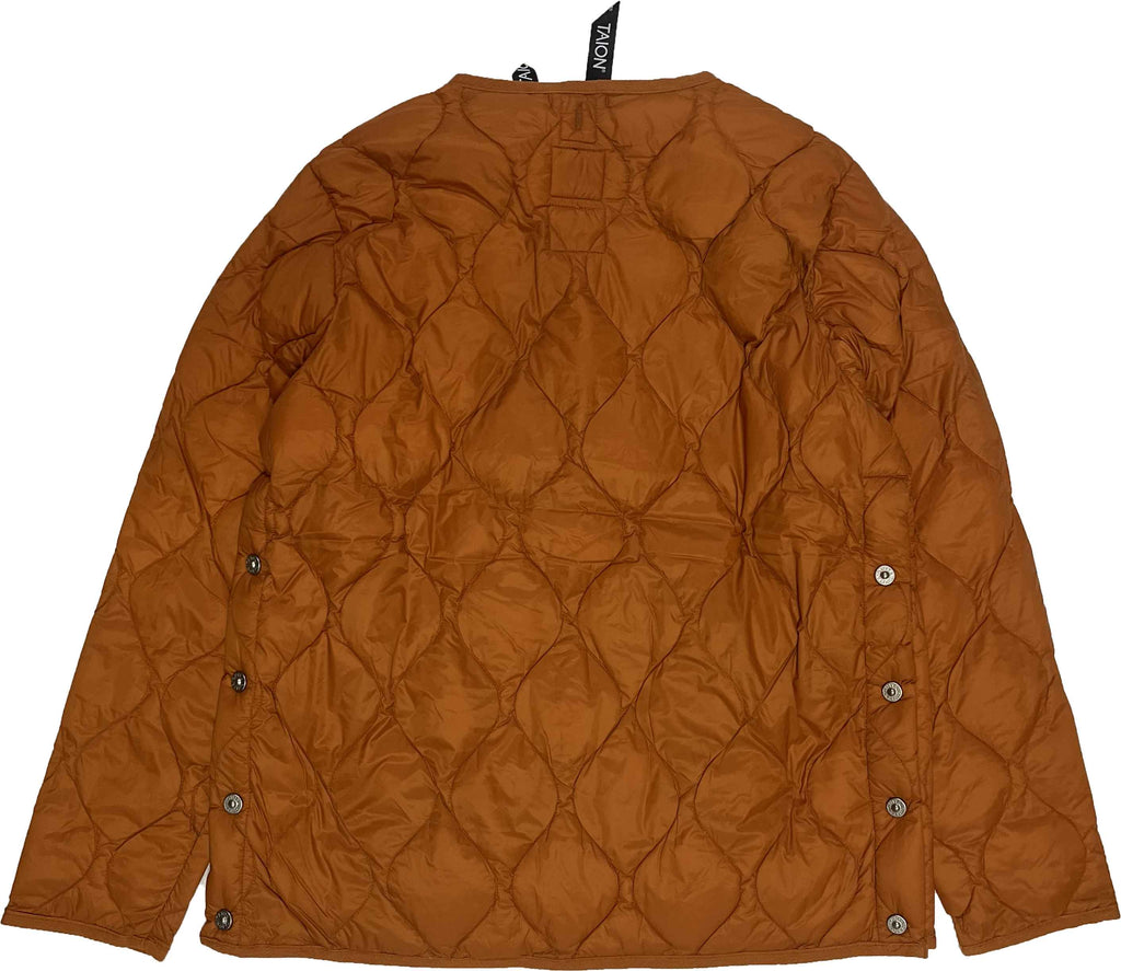 Taion Giacca Military Crew Neck Down Jacket Dark Orange Arancione Uomo - 2