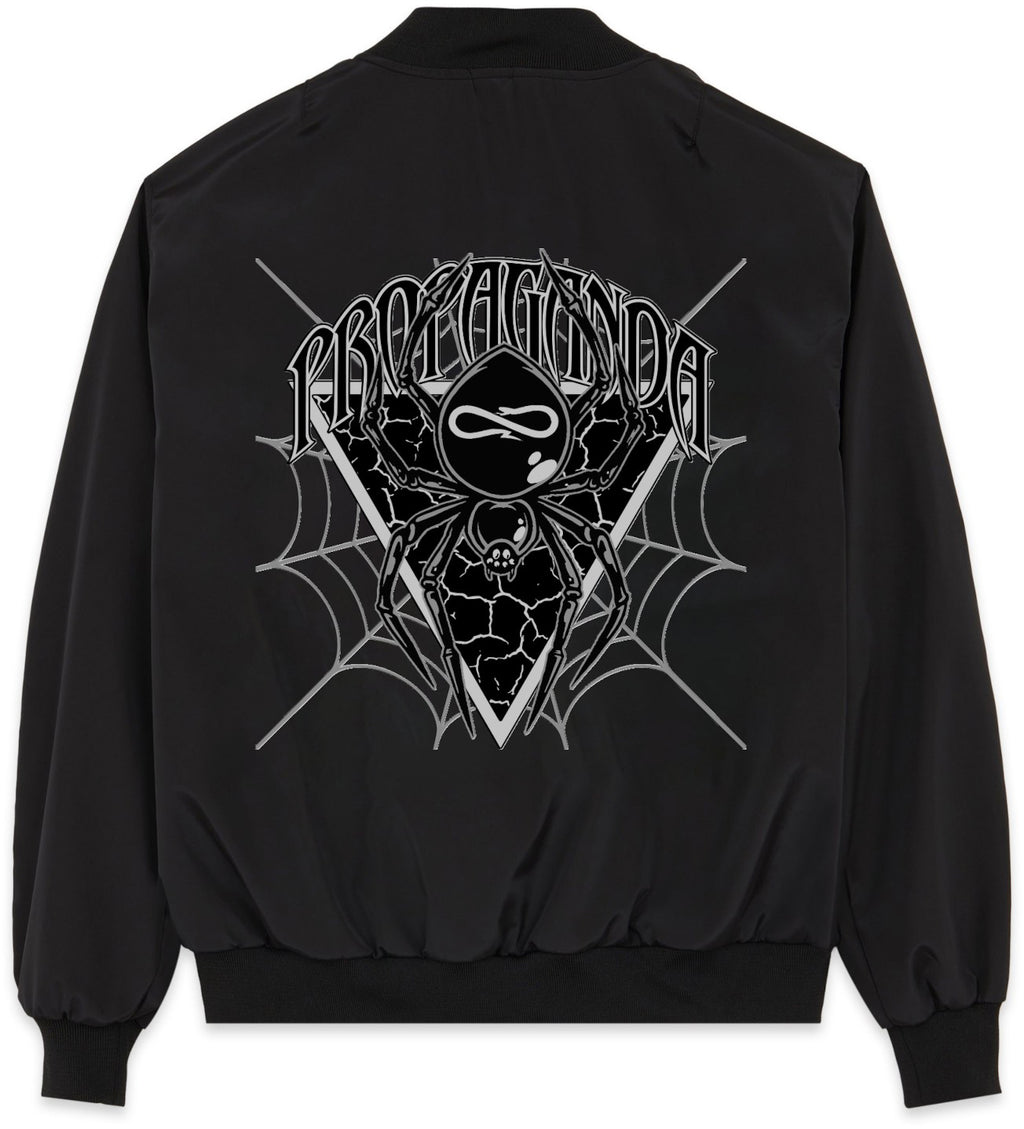Propaganda Giacca Triangle Web Bomber Black Nero Uomo - 1