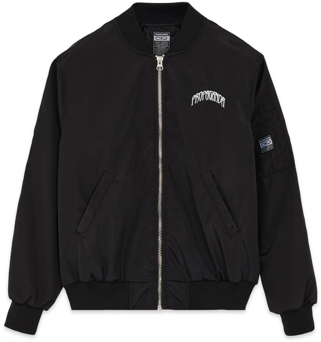 Propaganda Giacca Triangle Web Bomber Black Nero Uomo - 2