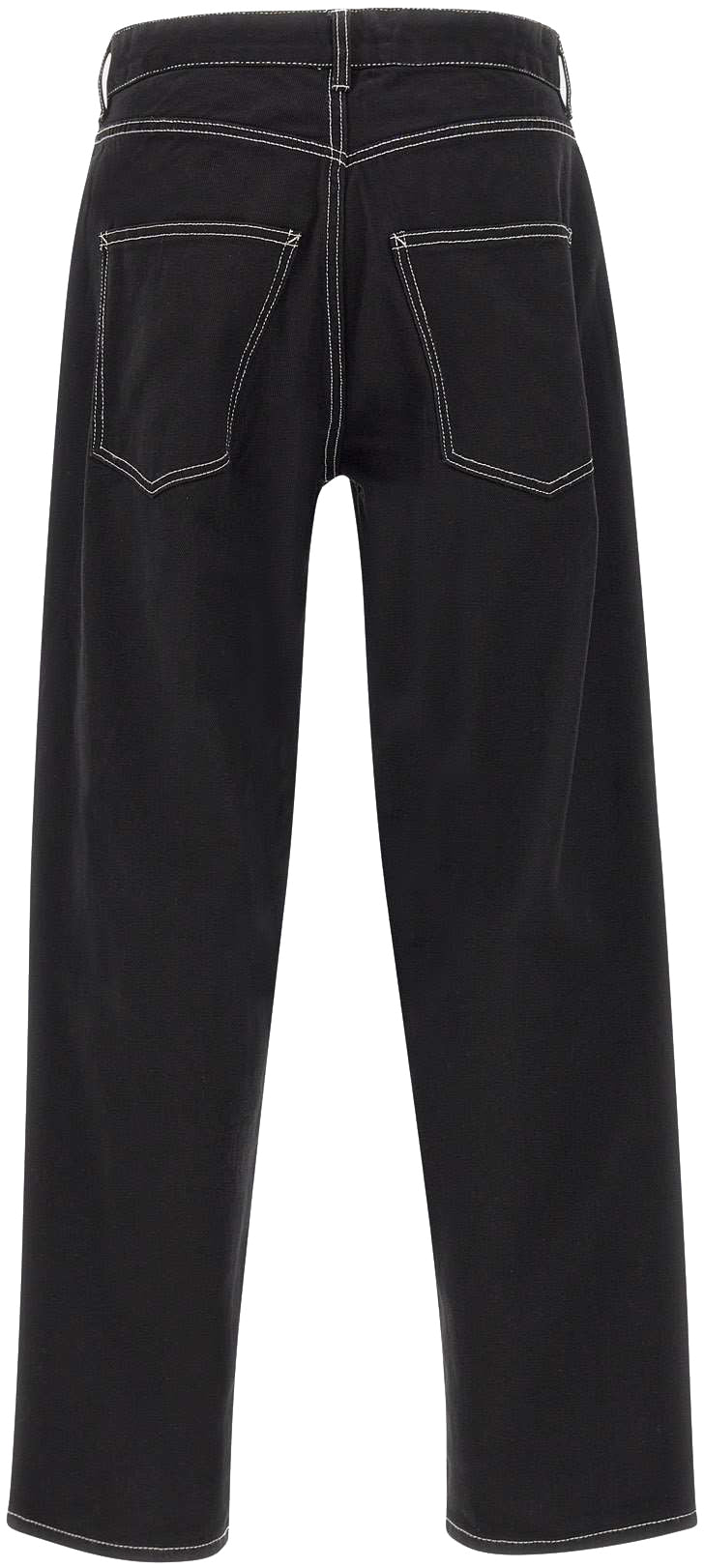 Huf Jeans Cromer Pant Black White Nero Uomo - 2